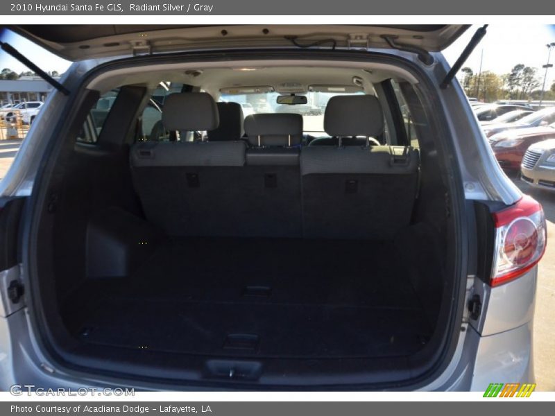 Radiant Silver / Gray 2010 Hyundai Santa Fe GLS