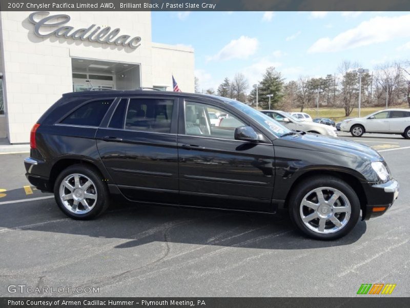 Brilliant Black / Pastel Slate Gray 2007 Chrysler Pacifica Limited AWD