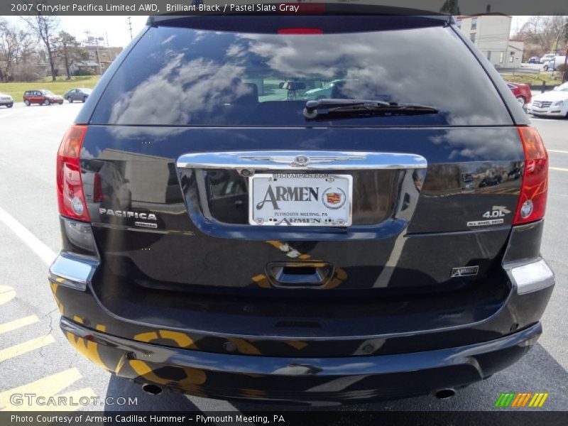 Brilliant Black / Pastel Slate Gray 2007 Chrysler Pacifica Limited AWD