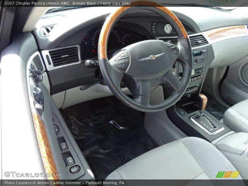 Brilliant Black / Pastel Slate Gray 2007 Chrysler Pacifica Limited AWD