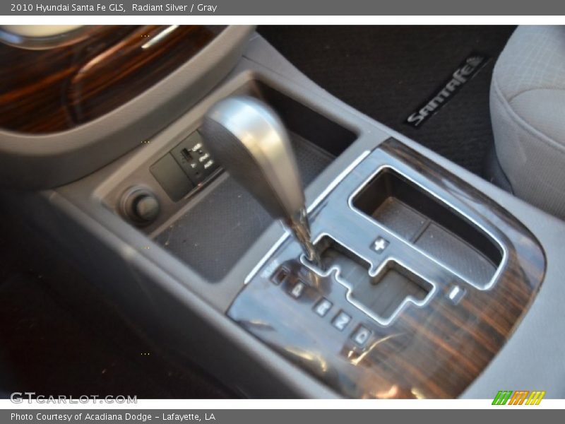 Radiant Silver / Gray 2010 Hyundai Santa Fe GLS