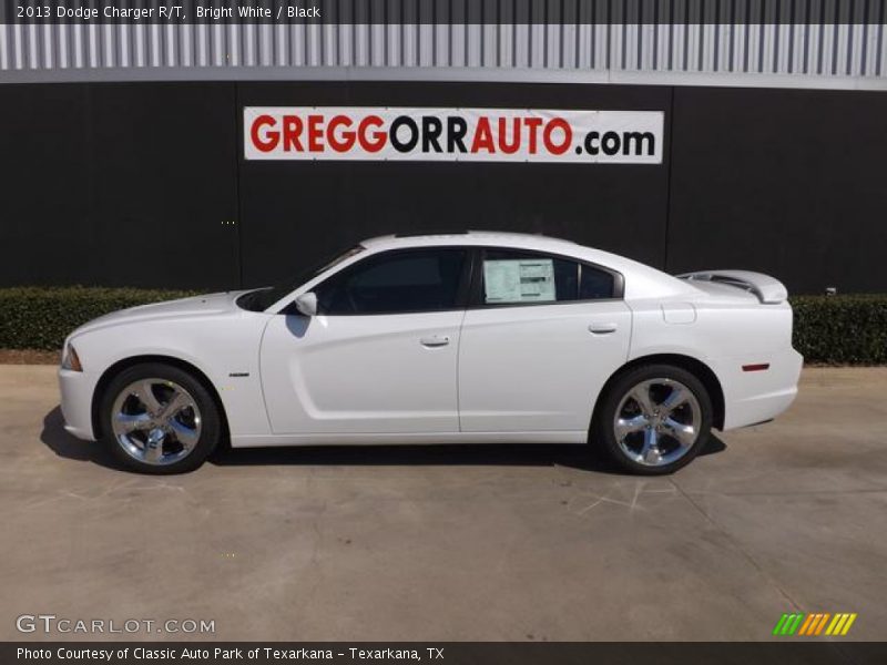 Bright White / Black 2013 Dodge Charger R/T