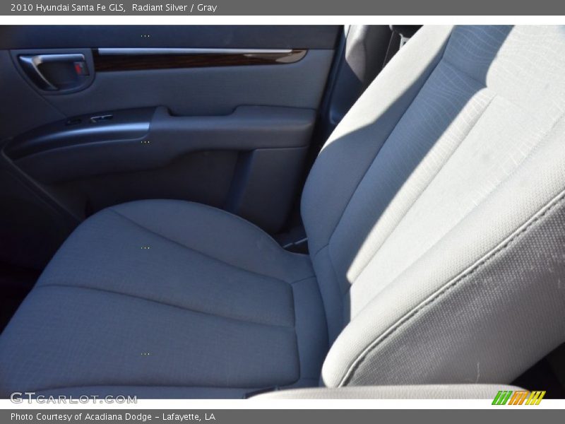 Radiant Silver / Gray 2010 Hyundai Santa Fe GLS