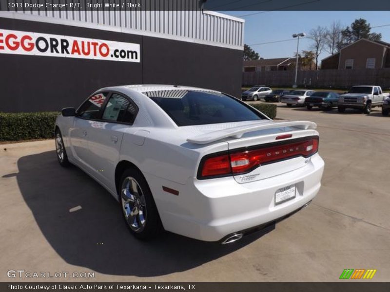 Bright White / Black 2013 Dodge Charger R/T