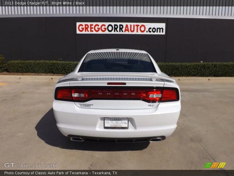 Bright White / Black 2013 Dodge Charger R/T