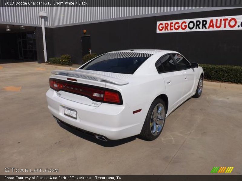 Bright White / Black 2013 Dodge Charger R/T