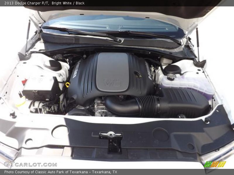 Bright White / Black 2013 Dodge Charger R/T