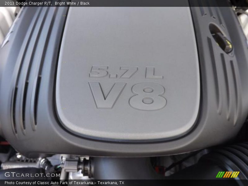 Bright White / Black 2013 Dodge Charger R/T