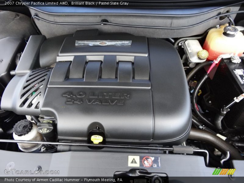 Brilliant Black / Pastel Slate Gray 2007 Chrysler Pacifica Limited AWD