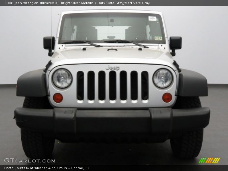 Bright Silver Metallic / Dark Slate Gray/Med Slate Gray 2008 Jeep Wrangler Unlimited X