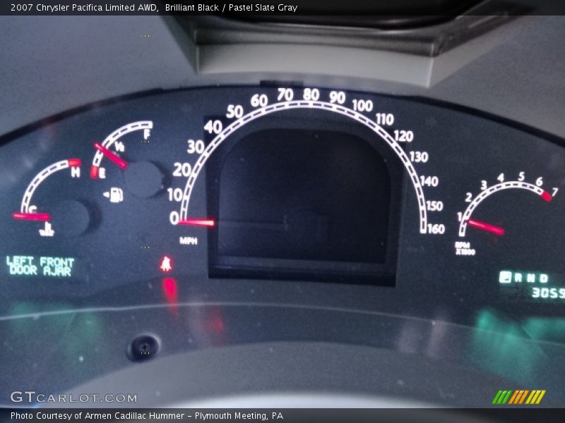 Brilliant Black / Pastel Slate Gray 2007 Chrysler Pacifica Limited AWD