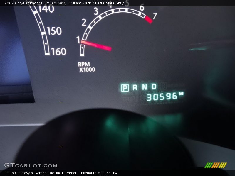 Brilliant Black / Pastel Slate Gray 2007 Chrysler Pacifica Limited AWD