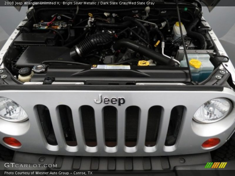 Bright Silver Metallic / Dark Slate Gray/Med Slate Gray 2008 Jeep Wrangler Unlimited X