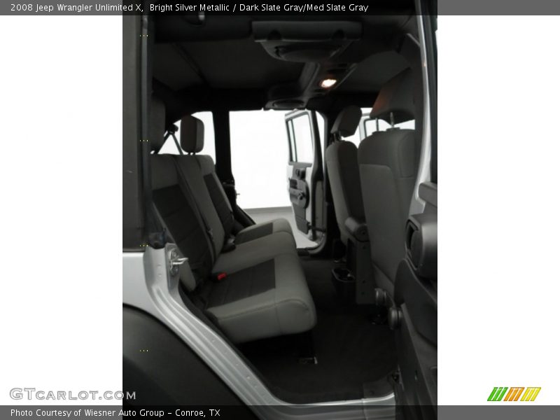Bright Silver Metallic / Dark Slate Gray/Med Slate Gray 2008 Jeep Wrangler Unlimited X