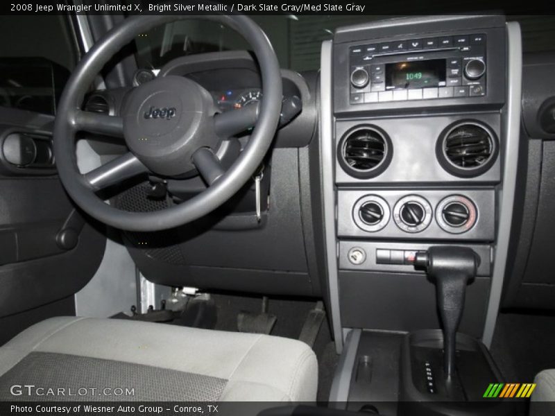Bright Silver Metallic / Dark Slate Gray/Med Slate Gray 2008 Jeep Wrangler Unlimited X