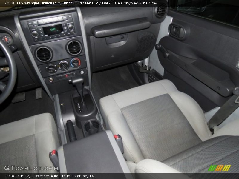 Bright Silver Metallic / Dark Slate Gray/Med Slate Gray 2008 Jeep Wrangler Unlimited X
