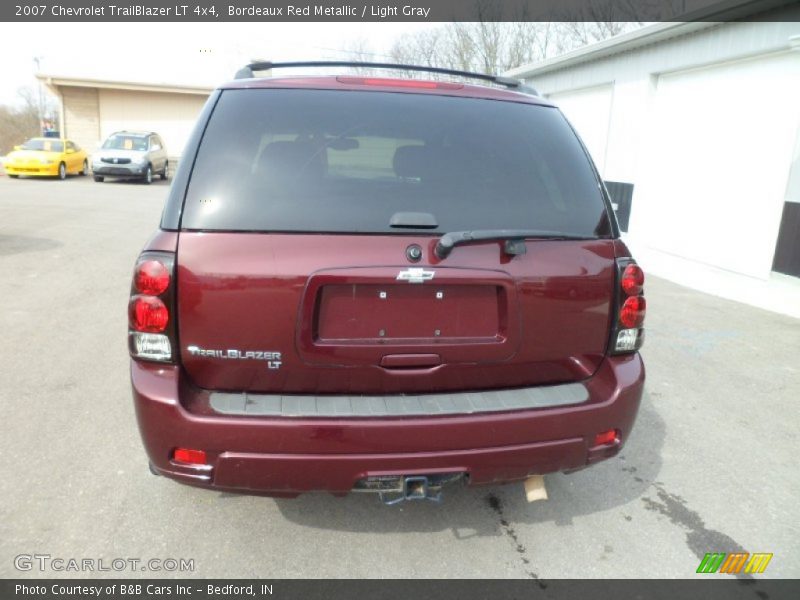 Bordeaux Red Metallic / Light Gray 2007 Chevrolet TrailBlazer LT 4x4