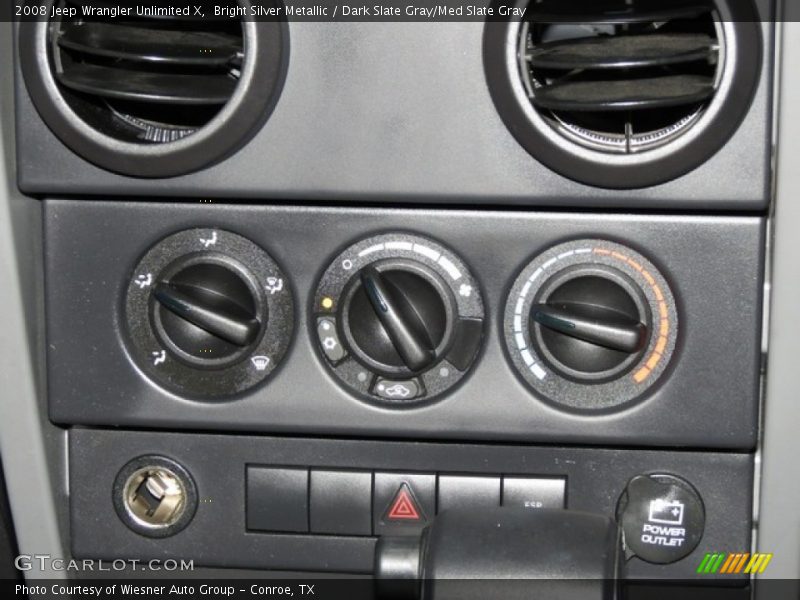 Bright Silver Metallic / Dark Slate Gray/Med Slate Gray 2008 Jeep Wrangler Unlimited X
