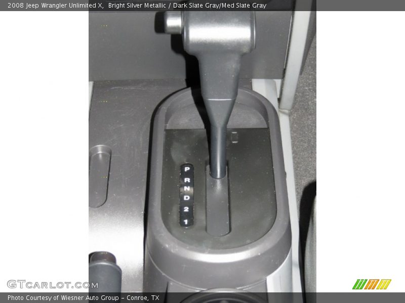Bright Silver Metallic / Dark Slate Gray/Med Slate Gray 2008 Jeep Wrangler Unlimited X