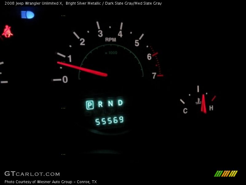 Bright Silver Metallic / Dark Slate Gray/Med Slate Gray 2008 Jeep Wrangler Unlimited X