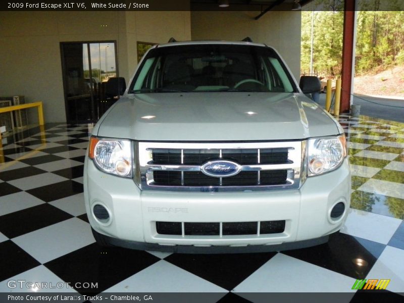 White Suede / Stone 2009 Ford Escape XLT V6