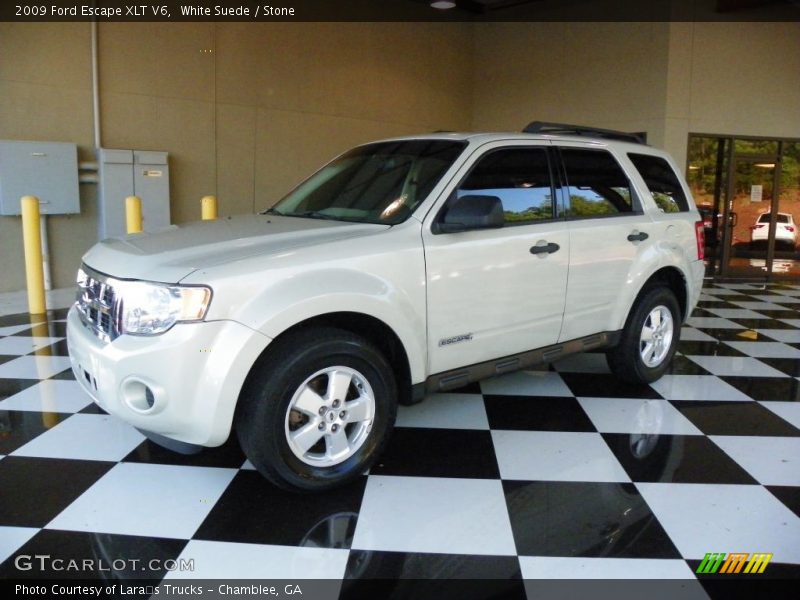 White Suede / Stone 2009 Ford Escape XLT V6