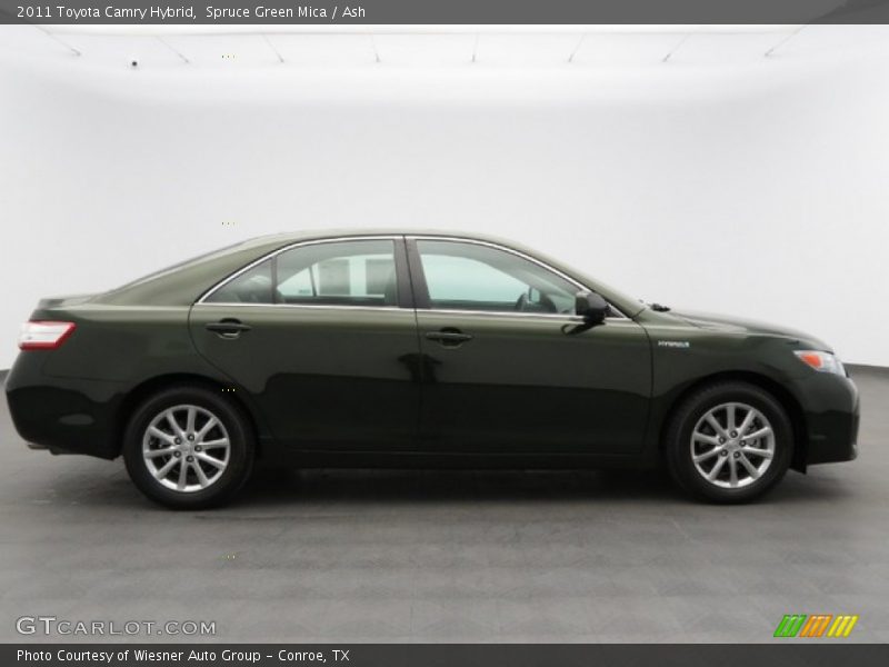 Spruce Green Mica / Ash 2011 Toyota Camry Hybrid