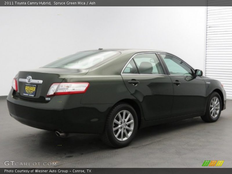 Spruce Green Mica / Ash 2011 Toyota Camry Hybrid