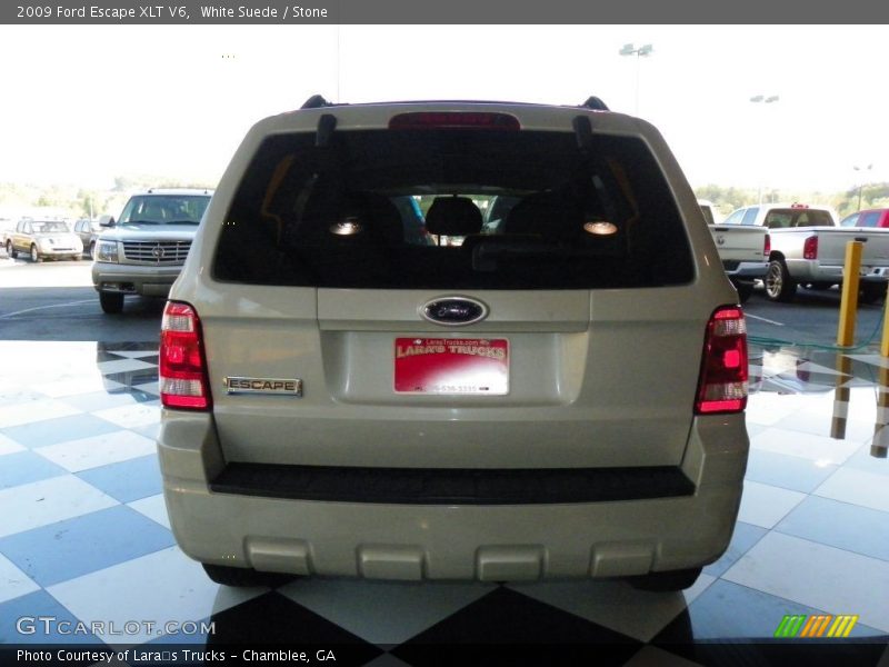 White Suede / Stone 2009 Ford Escape XLT V6