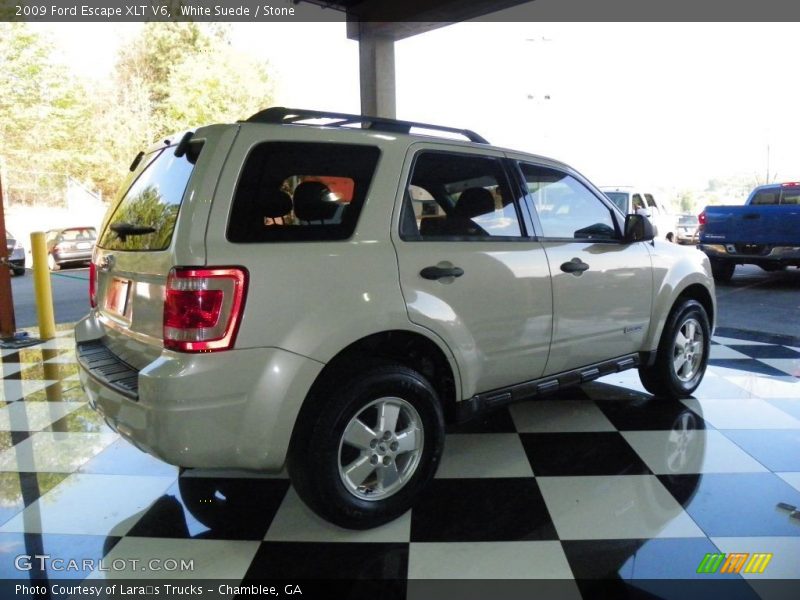 White Suede / Stone 2009 Ford Escape XLT V6