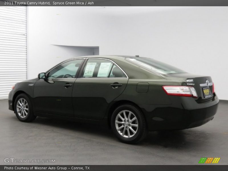 Spruce Green Mica / Ash 2011 Toyota Camry Hybrid