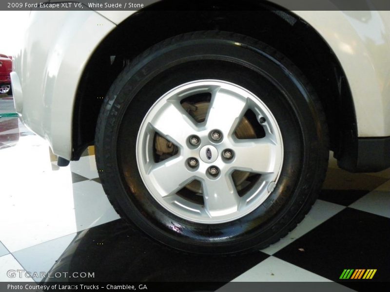 White Suede / Stone 2009 Ford Escape XLT V6