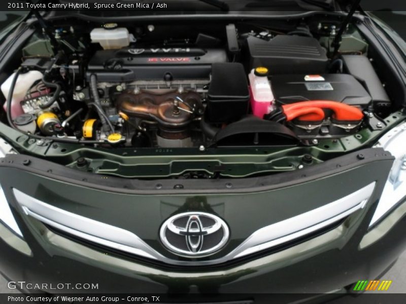 Spruce Green Mica / Ash 2011 Toyota Camry Hybrid