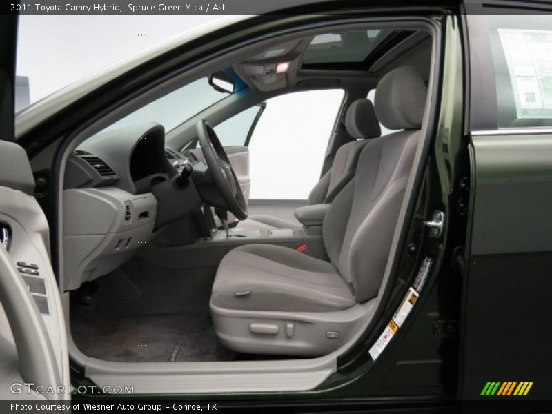 Spruce Green Mica / Ash 2011 Toyota Camry Hybrid
