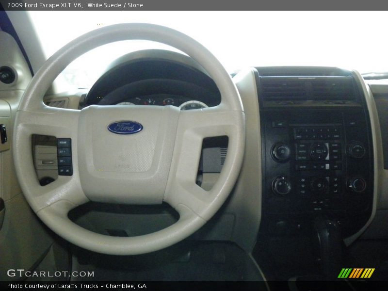 White Suede / Stone 2009 Ford Escape XLT V6