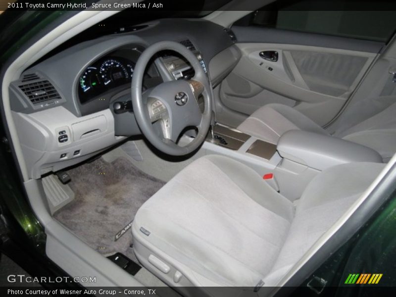 Spruce Green Mica / Ash 2011 Toyota Camry Hybrid