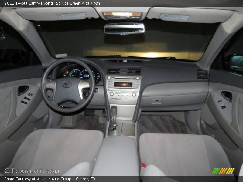 Spruce Green Mica / Ash 2011 Toyota Camry Hybrid