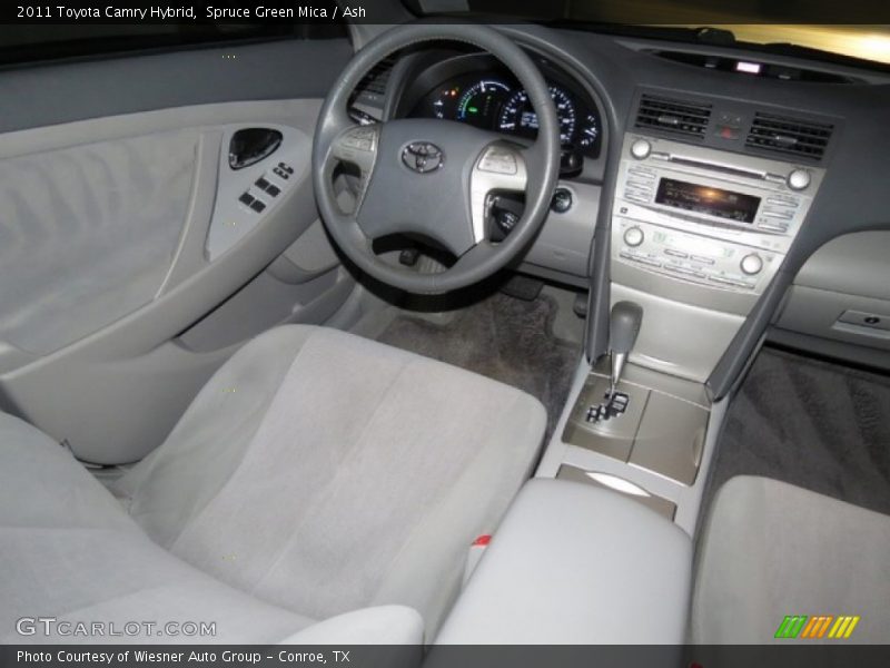 Spruce Green Mica / Ash 2011 Toyota Camry Hybrid