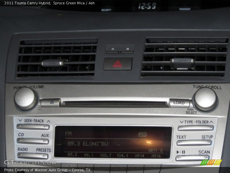 Spruce Green Mica / Ash 2011 Toyota Camry Hybrid