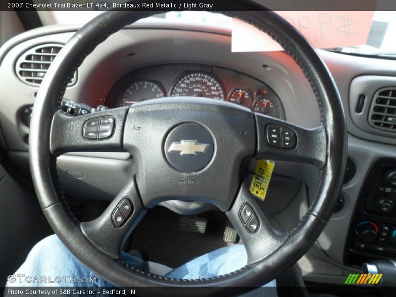 Bordeaux Red Metallic / Light Gray 2007 Chevrolet TrailBlazer LT 4x4