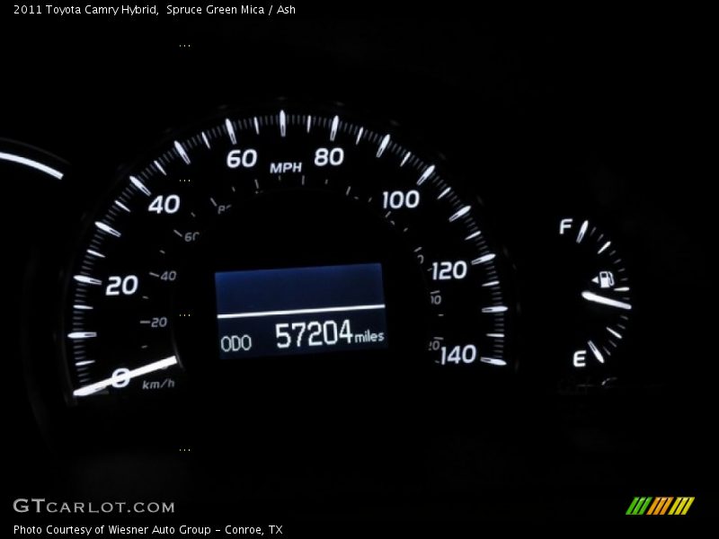 Spruce Green Mica / Ash 2011 Toyota Camry Hybrid