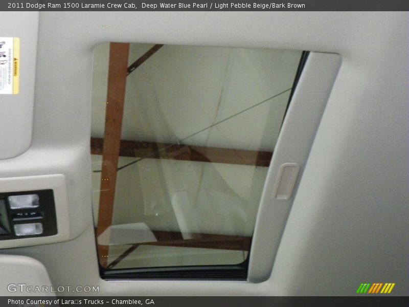 Sunroof of 2011 Ram 1500 Laramie Crew Cab