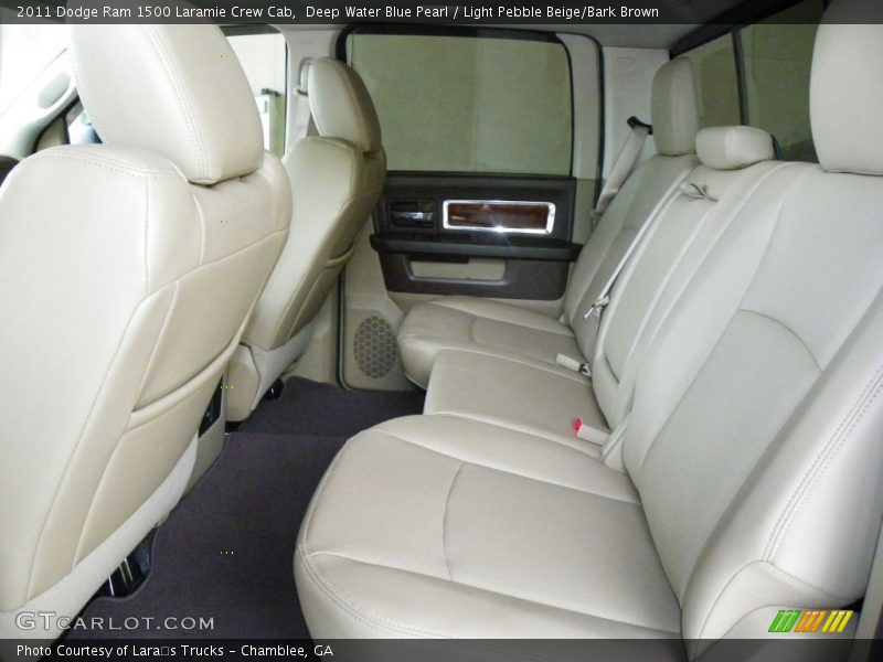 Rear Seat of 2011 Ram 1500 Laramie Crew Cab