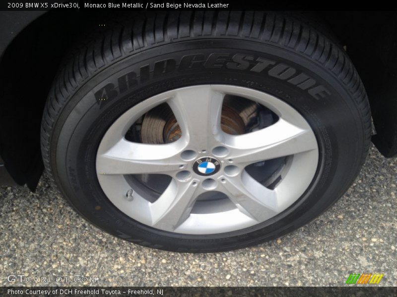 Monaco Blue Metallic / Sand Beige Nevada Leather 2009 BMW X5 xDrive30i
