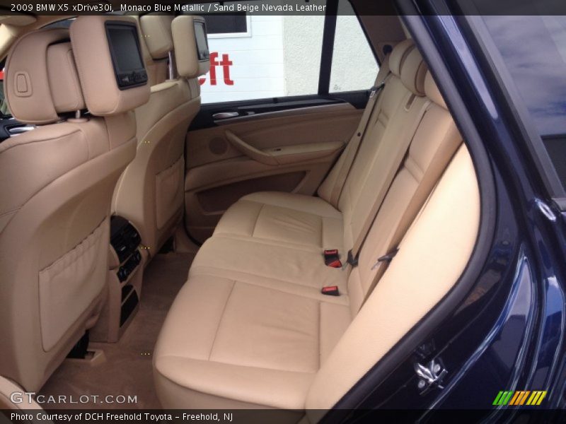 Monaco Blue Metallic / Sand Beige Nevada Leather 2009 BMW X5 xDrive30i