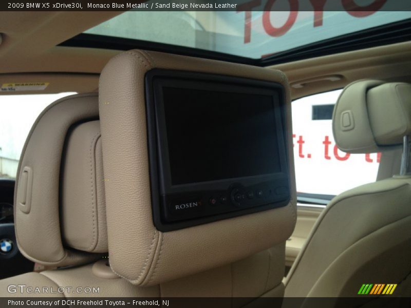 Monaco Blue Metallic / Sand Beige Nevada Leather 2009 BMW X5 xDrive30i