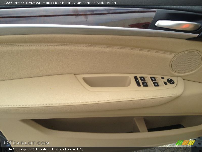 Monaco Blue Metallic / Sand Beige Nevada Leather 2009 BMW X5 xDrive30i