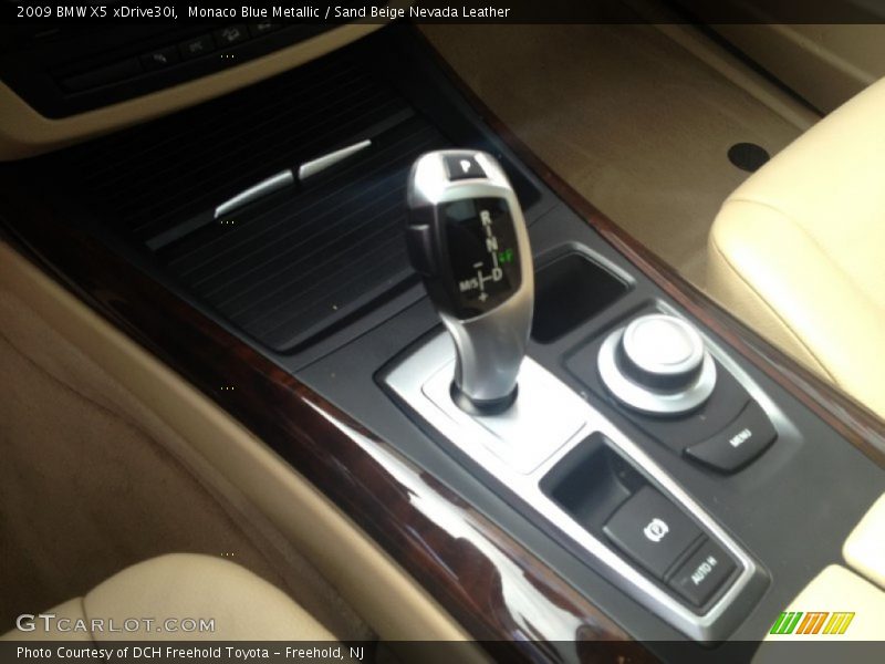 Monaco Blue Metallic / Sand Beige Nevada Leather 2009 BMW X5 xDrive30i