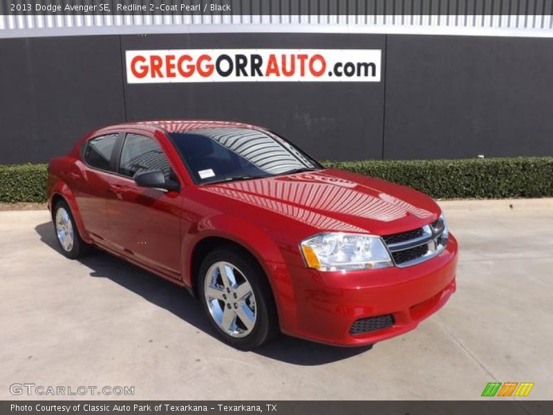 Redline 2-Coat Pearl / Black 2013 Dodge Avenger SE
