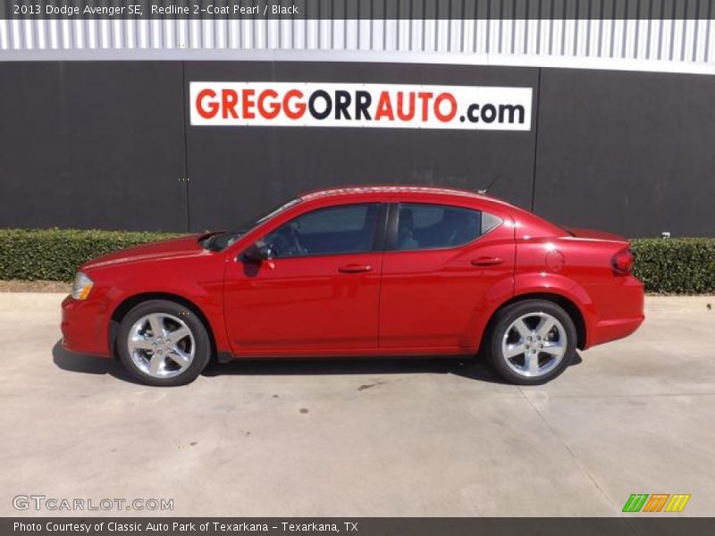 Redline 2-Coat Pearl / Black 2013 Dodge Avenger SE